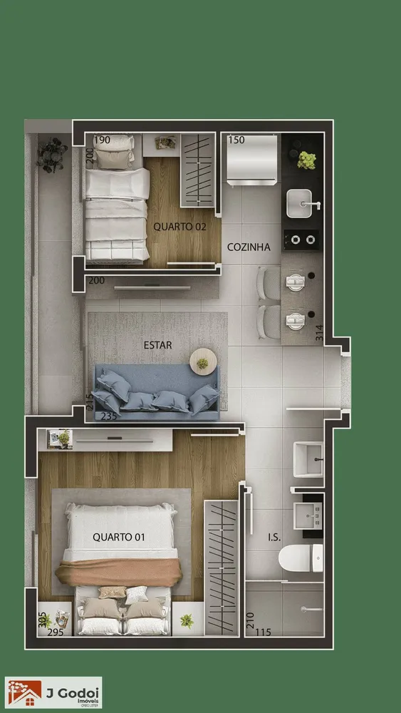 Apartamento, 2 quartos, 52 m² - Foto 11
