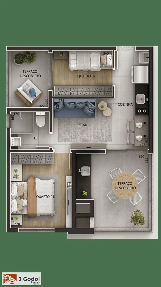 Apartamento, 2 quartos, 52 m² - Foto 13