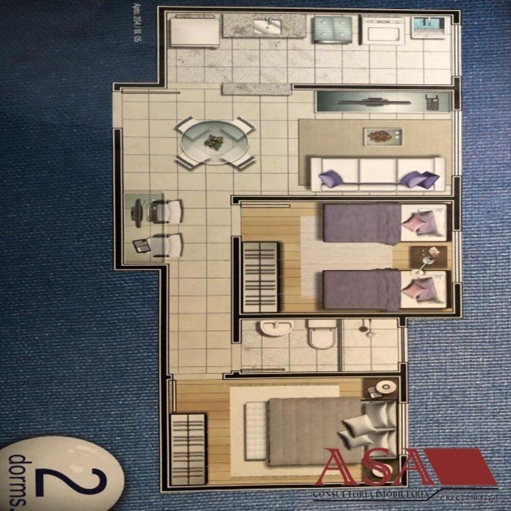 Apartamento, 2 quartos, 45 m² - Foto 8