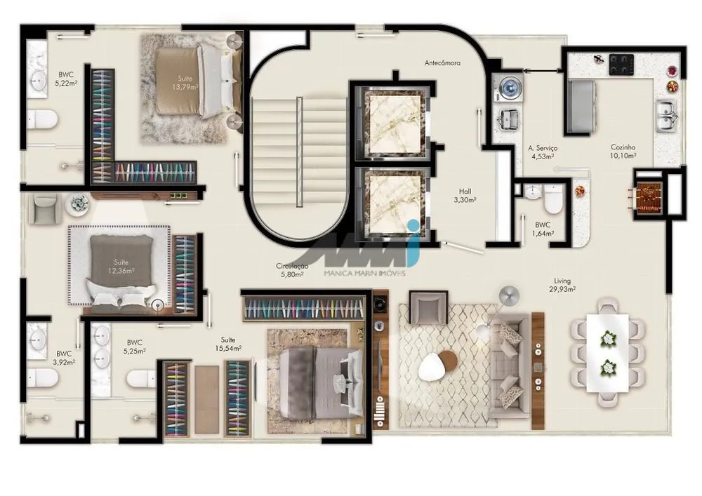 Cobertura, 3 quartos, 210 m² - Foto 16