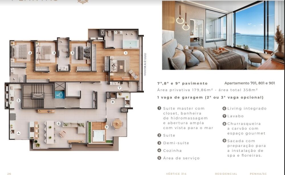 Apartamento, 4 quartos, 179 m² - Foto 4