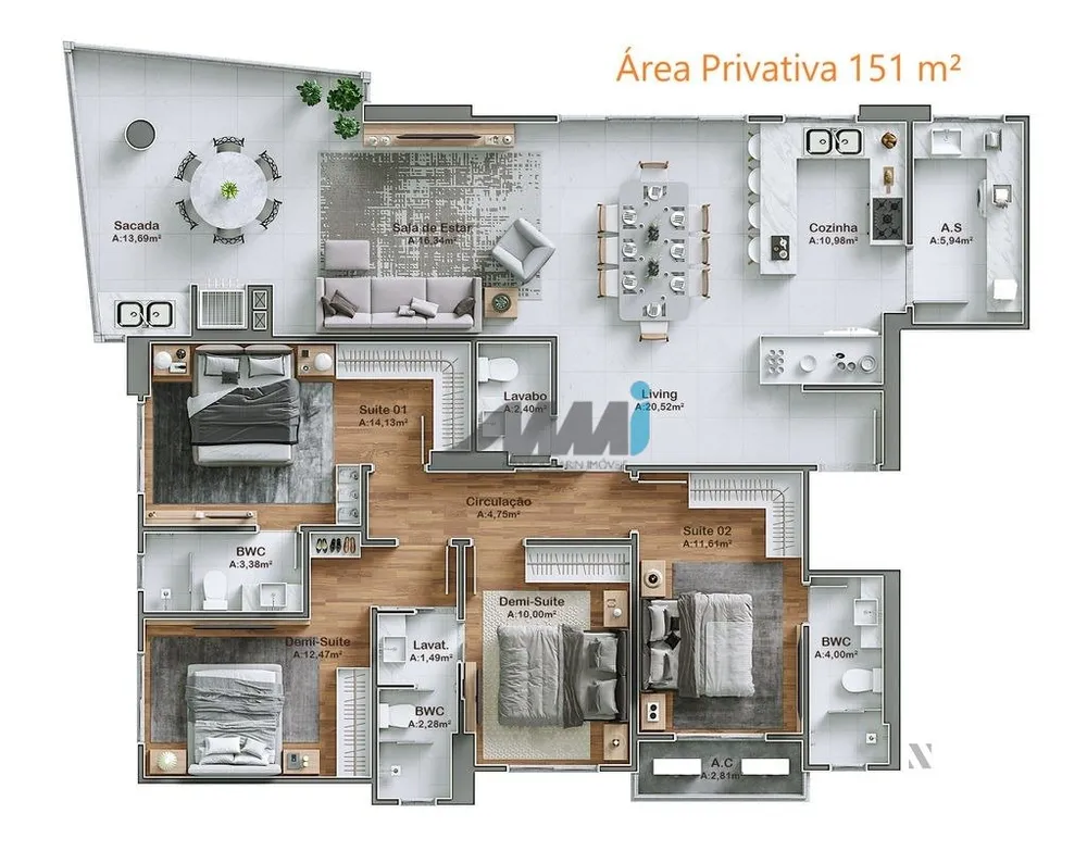Cobertura, 4 quartos, 275 m² - Foto 16
