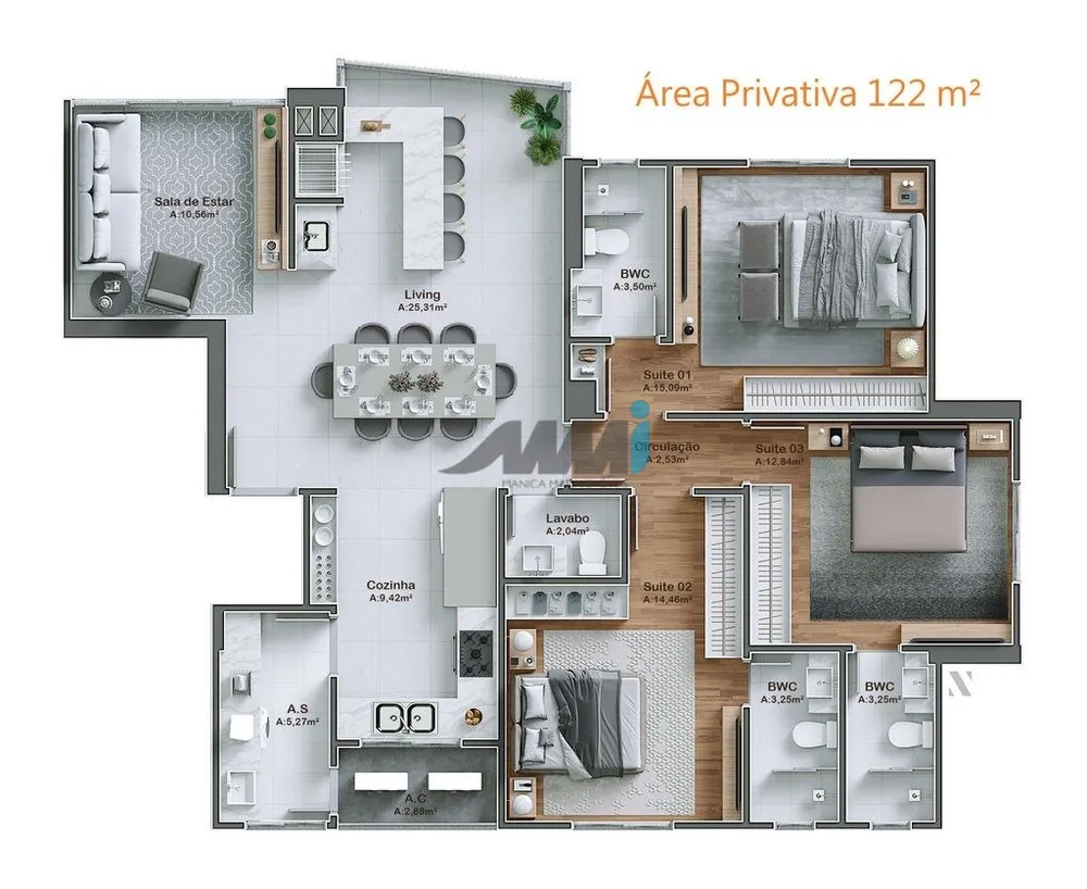 Cobertura, 4 quartos, 275 m² - Foto 15