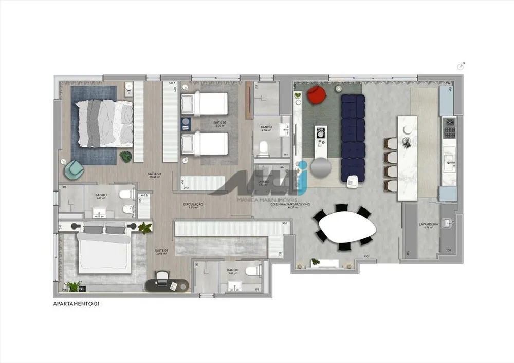 Apartamento, 3 quartos, 140 m² - Foto 12