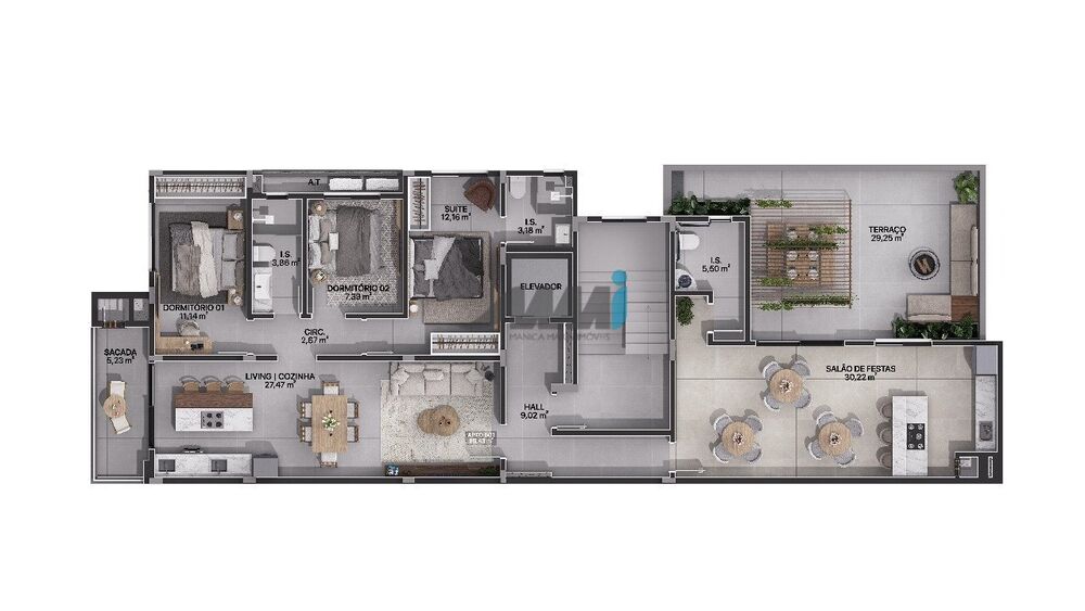 Apartamento, 2 quartos, 70 m² - Foto 5