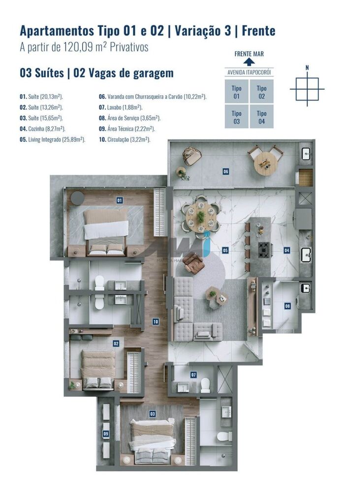 Apartamento, 3 quartos, 133 m² - Foto 15