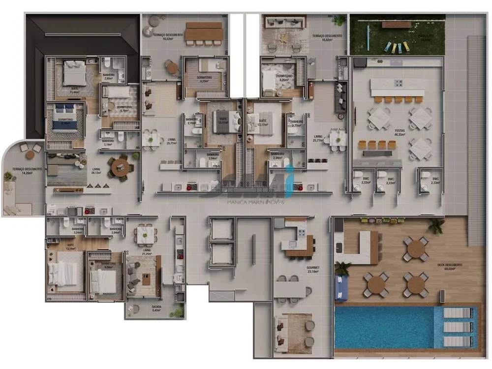 Apartamento, 2 quartos, 64 m² - Foto 7