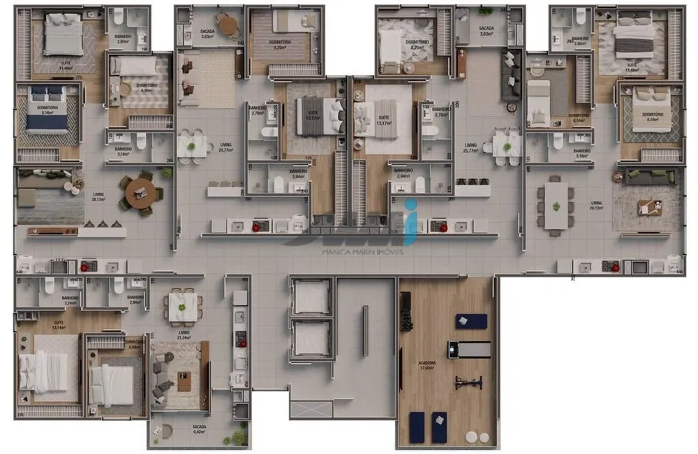Apartamento, 2 quartos, 64 m² - Foto 9