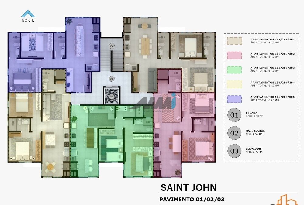 Cobertura, 3 quartos, 85 m² - Foto 3