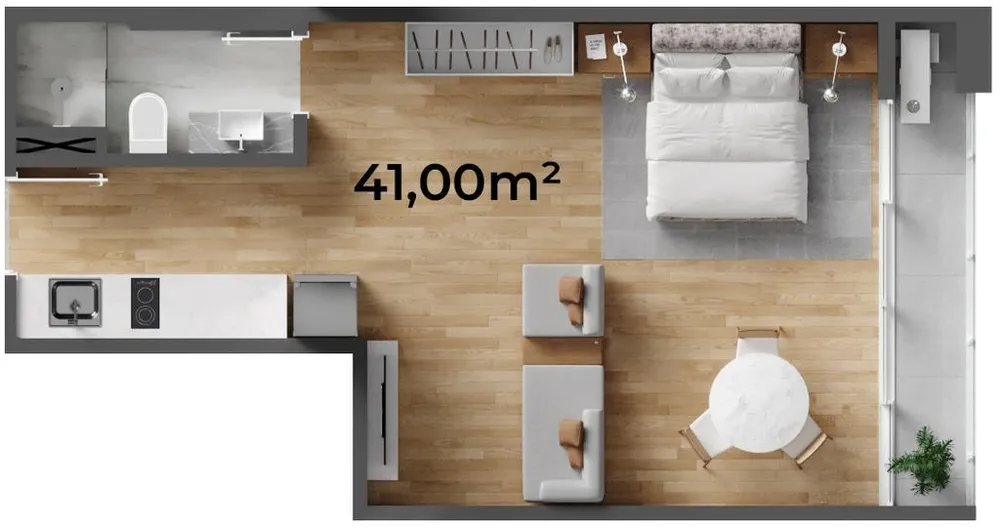 Loft, 46 m² - Foto 16