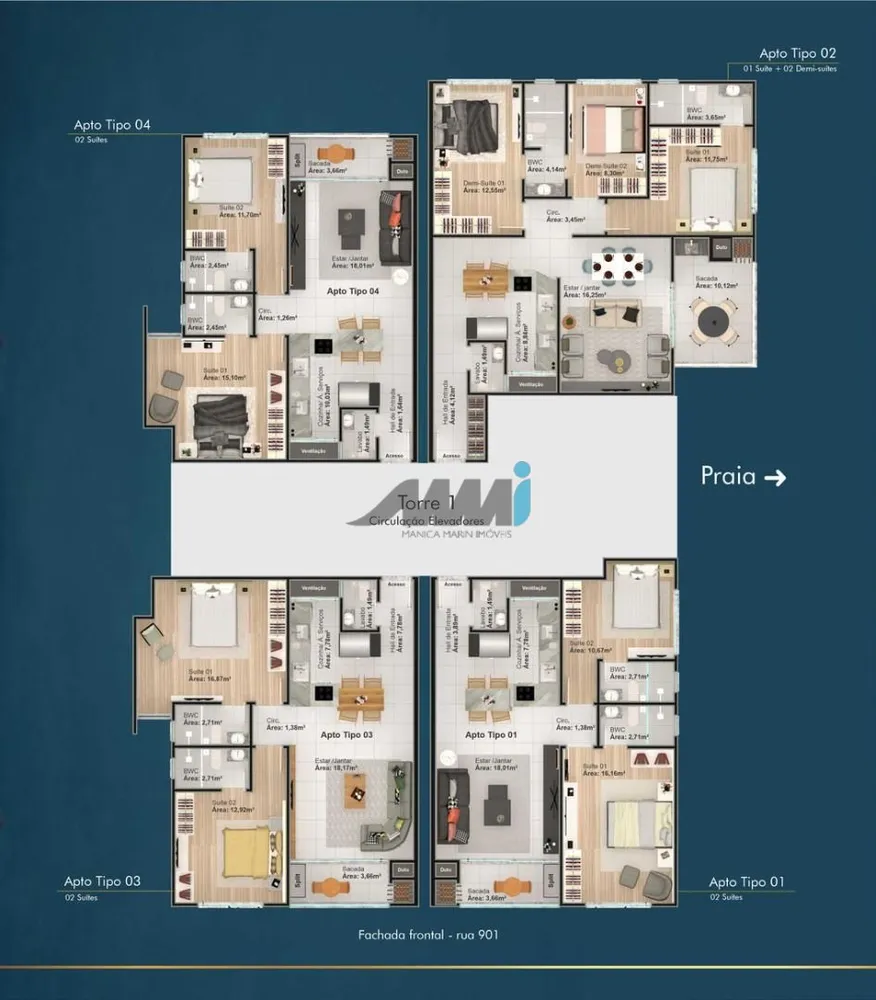 Apartamento, 2 quartos, 80 m² - Foto 14