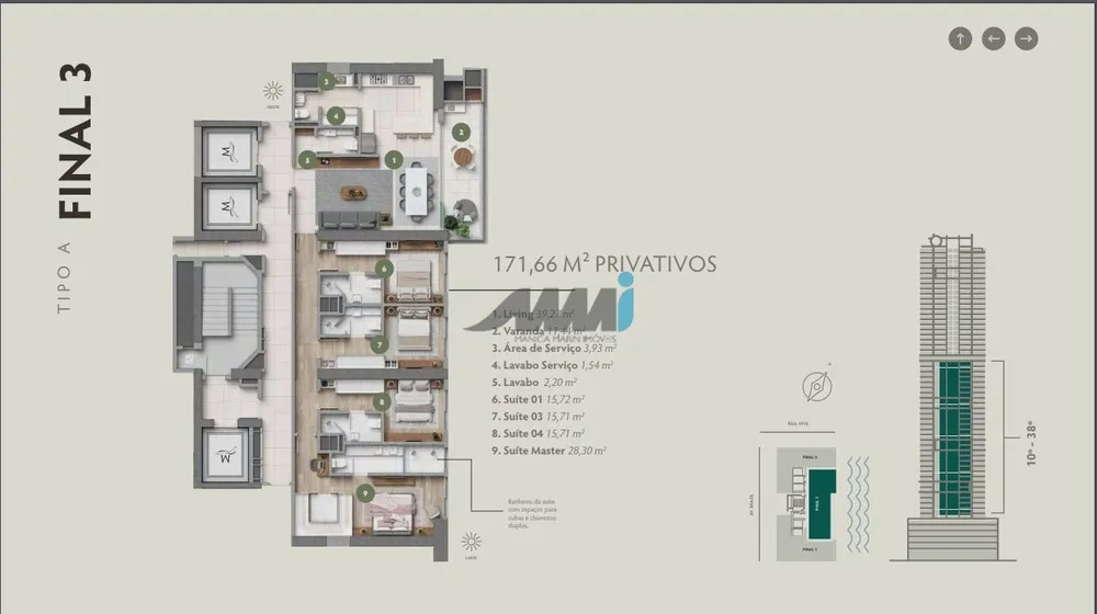 Apartamento, 4 quartos, 171 m² - Foto 16