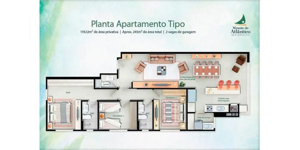 Apartamento, 3 quartos, 140 m² - Foto 5