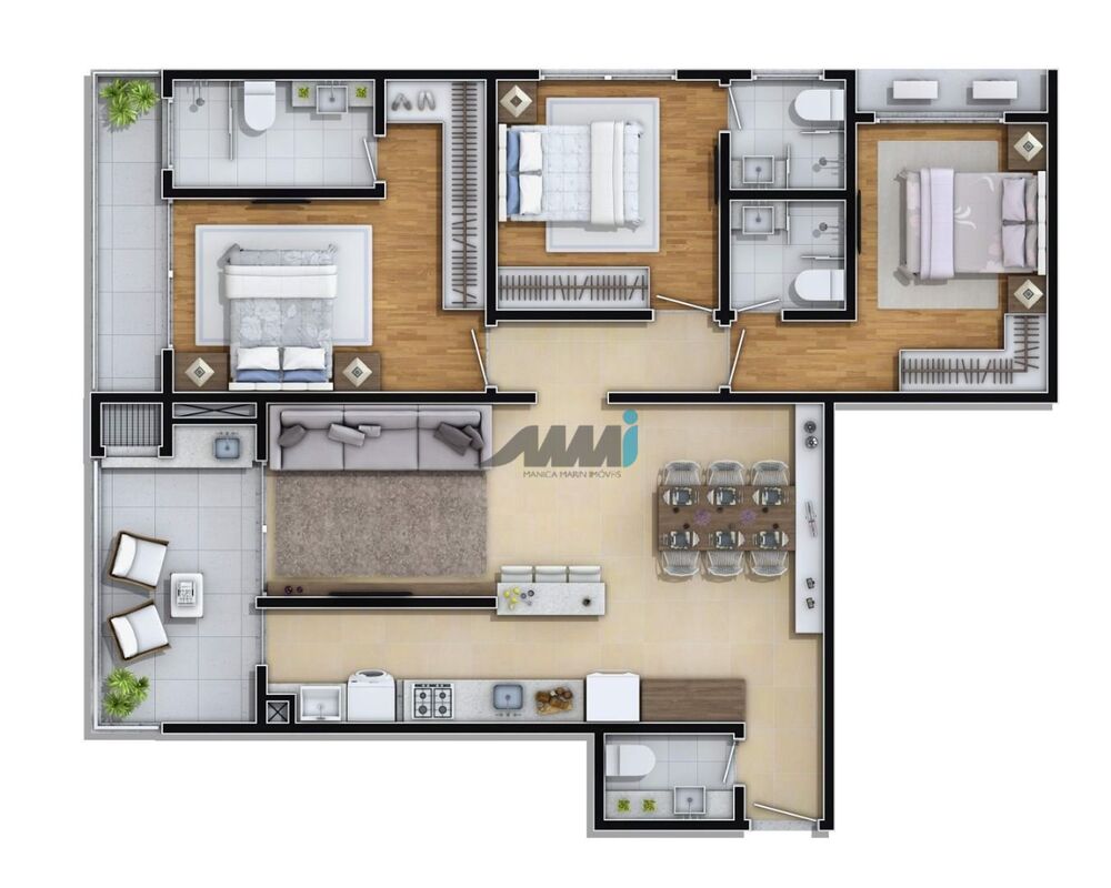 Apartamento, 3 quartos, 145 m² - Foto 27