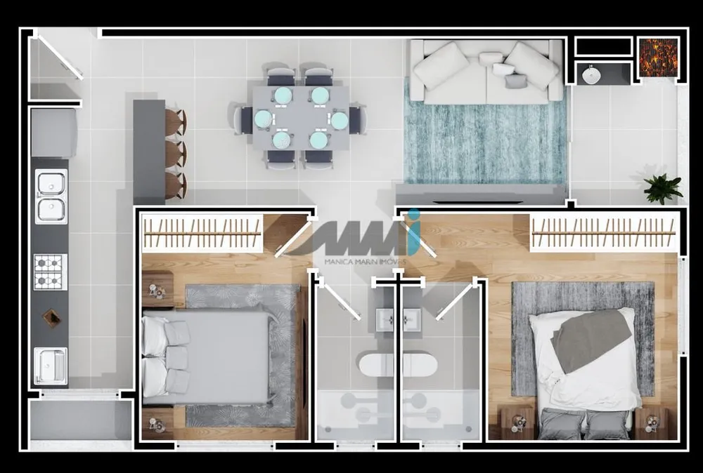 Apartamento, 2 quartos, 64 m² - Foto 5