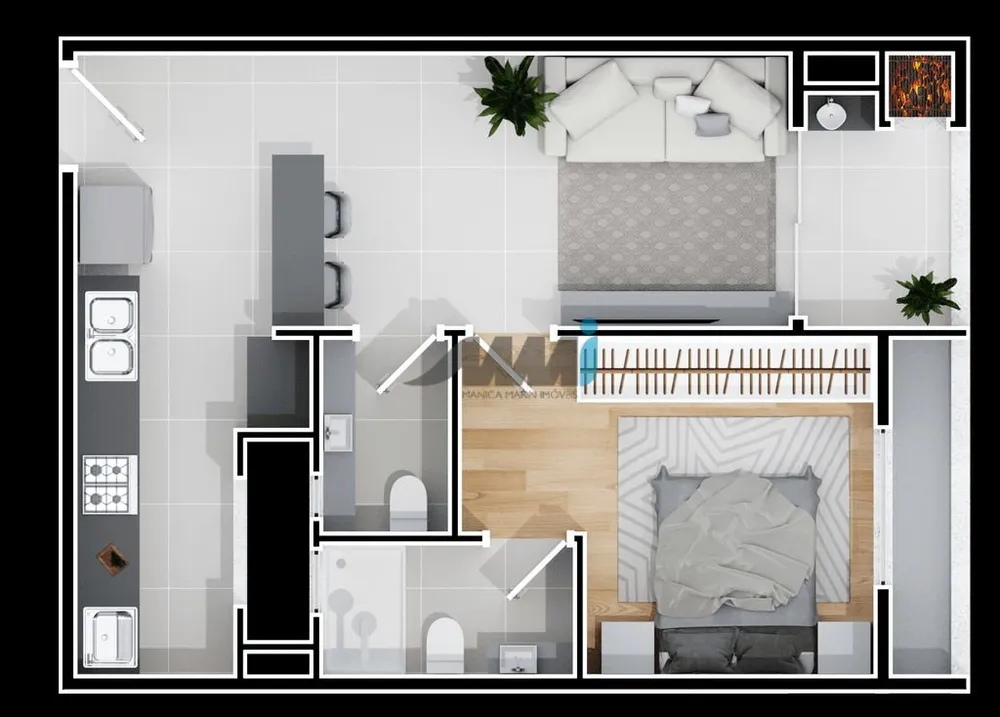 Apartamento, 2 quartos, 64 m² - Foto 8