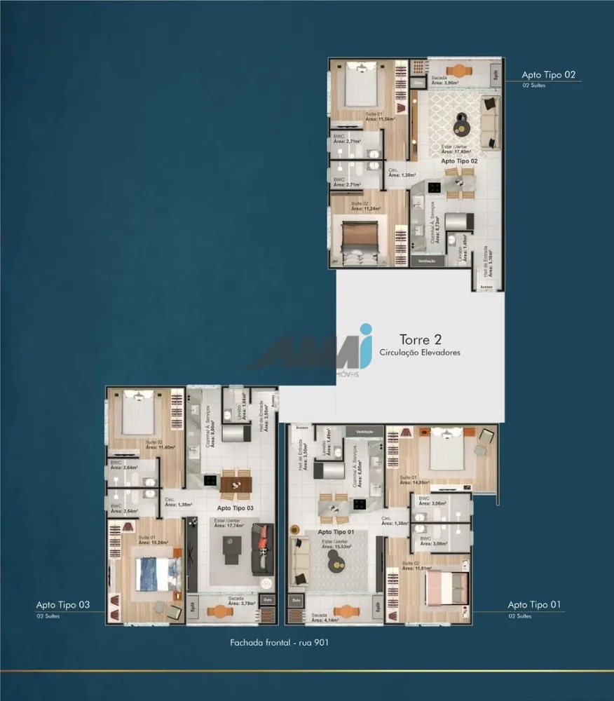 Apartamento, 3 quartos, 126 m² - Foto 20