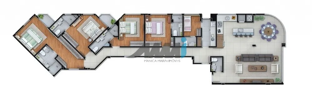 Apartamento, 4 quartos, 203 m² - Foto 8