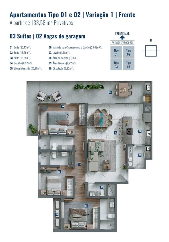 Apartamento, 4 quartos, 196 m² - Foto 4