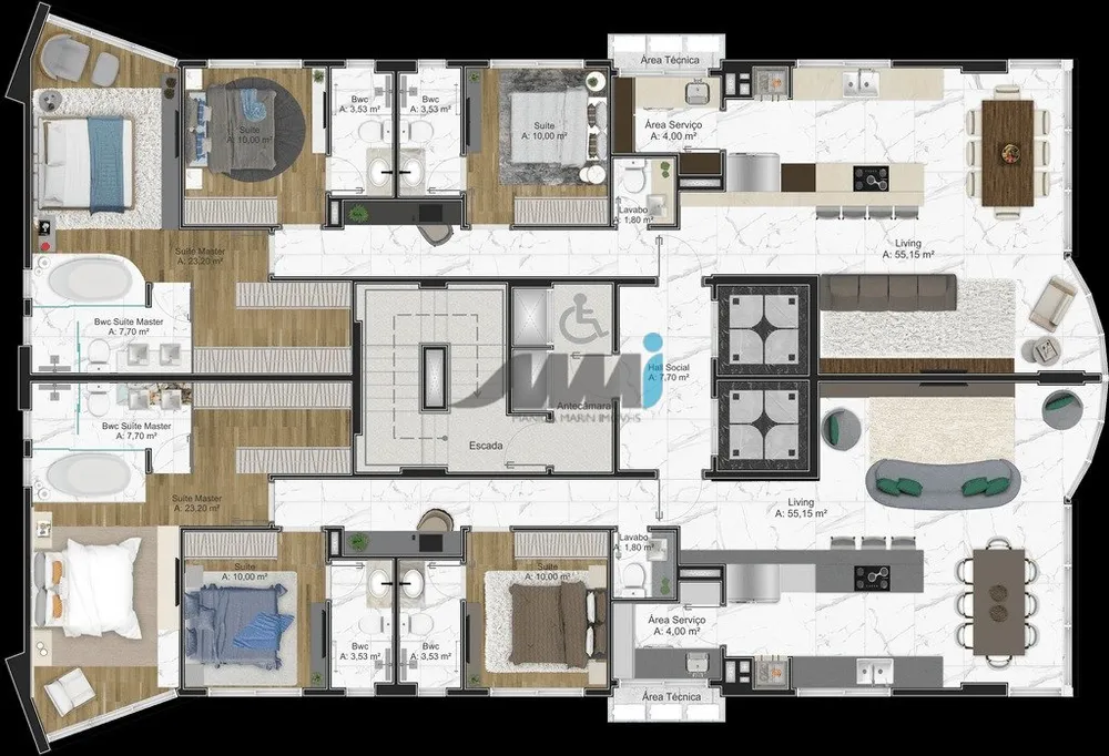 Apartamento, 3 quartos, 134 m² - Foto 12
