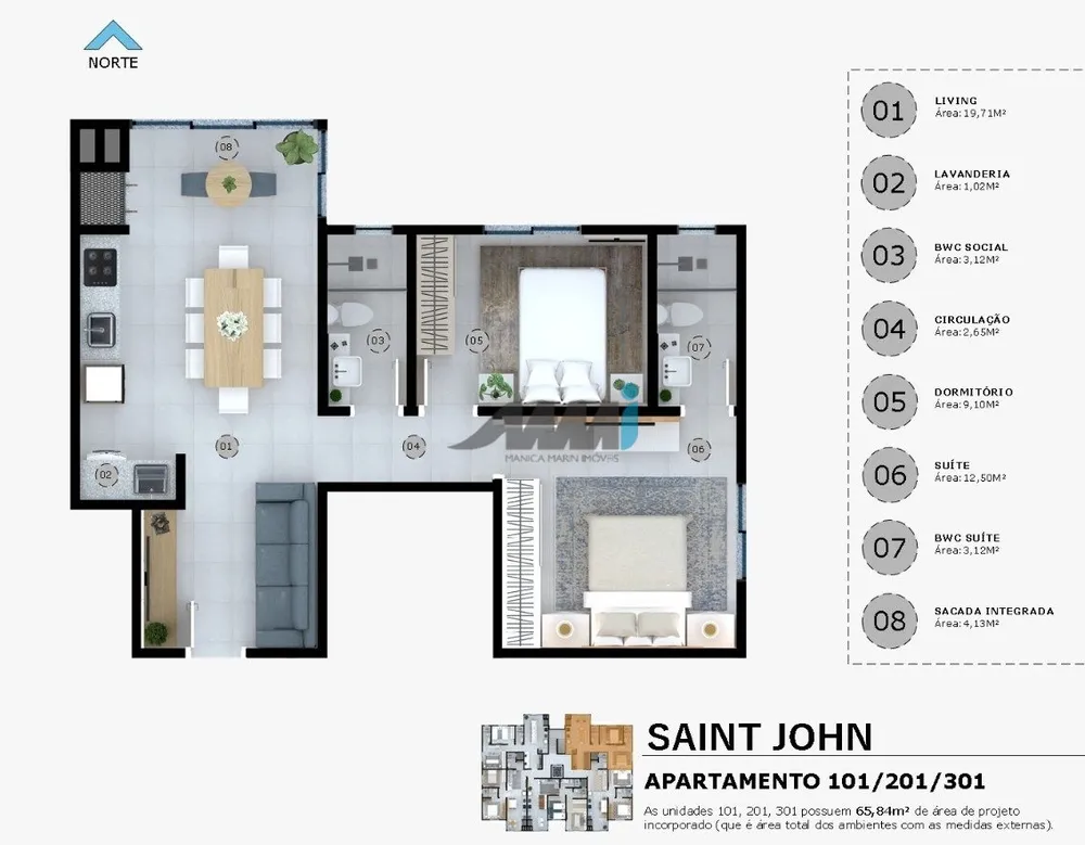 Cobertura, 3 quartos, 85 m² - Foto 5