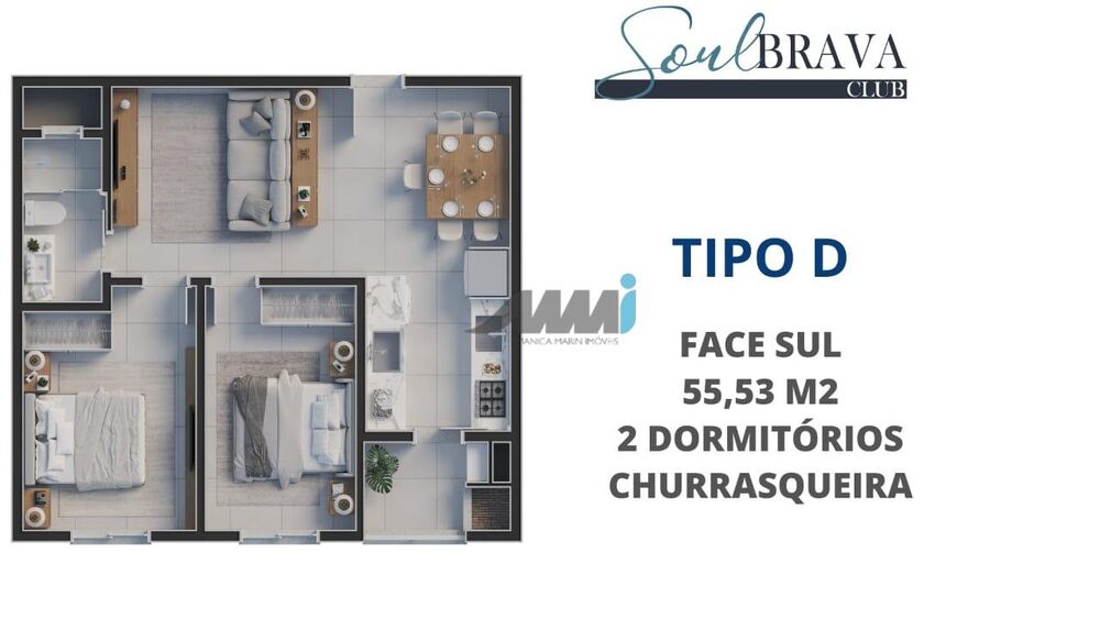 Apartamento, 2 quartos, 55 m² - Foto 9