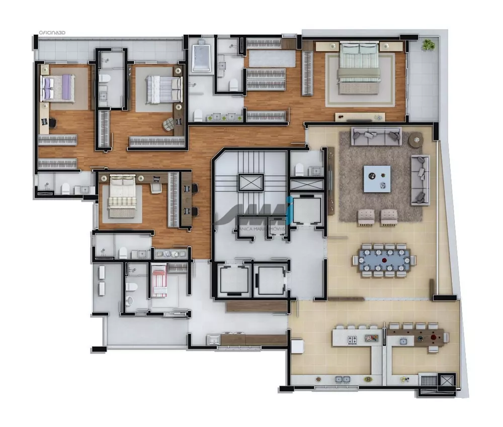 Apartamento à venda com 4 quartos, 322m² - Foto 24