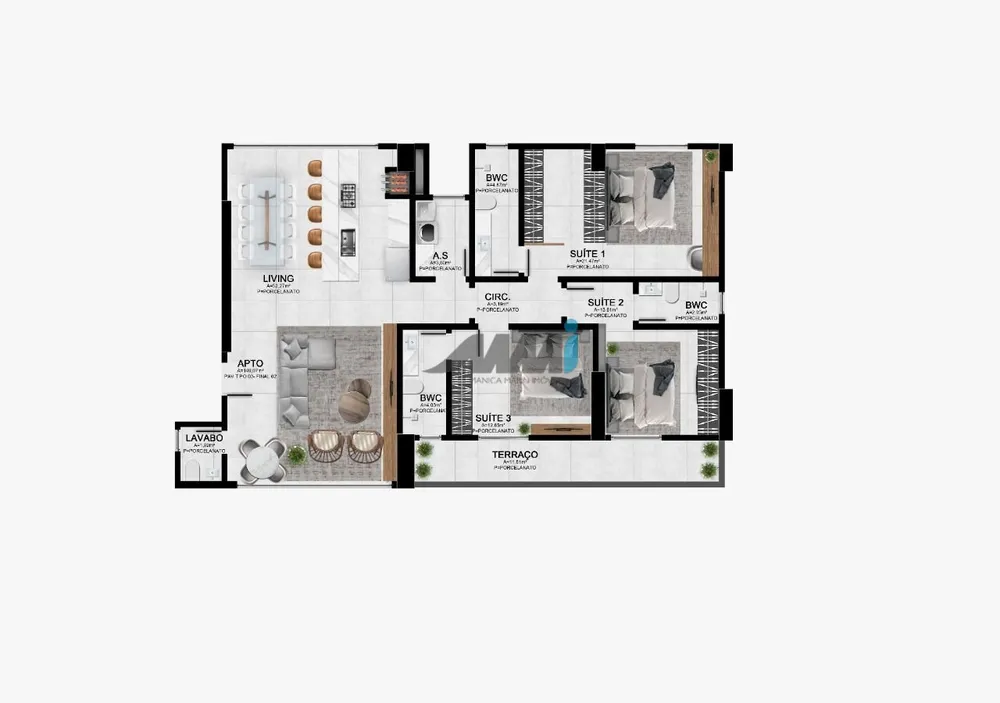 Apartamento, 3 quartos, 141 m² - Foto 8