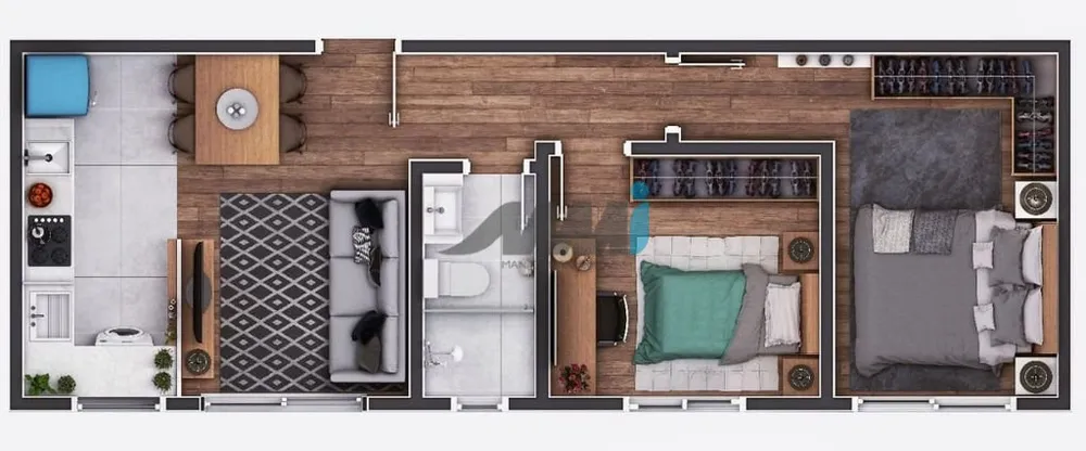 Apartamento, 2 quartos, 45 m² - Foto 15