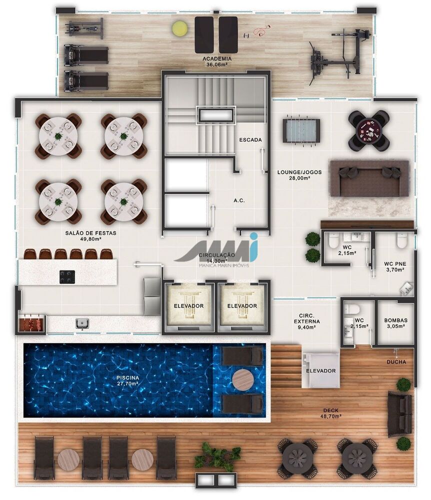 Apartamento à venda com 3 quartos, 277m² - Foto 11