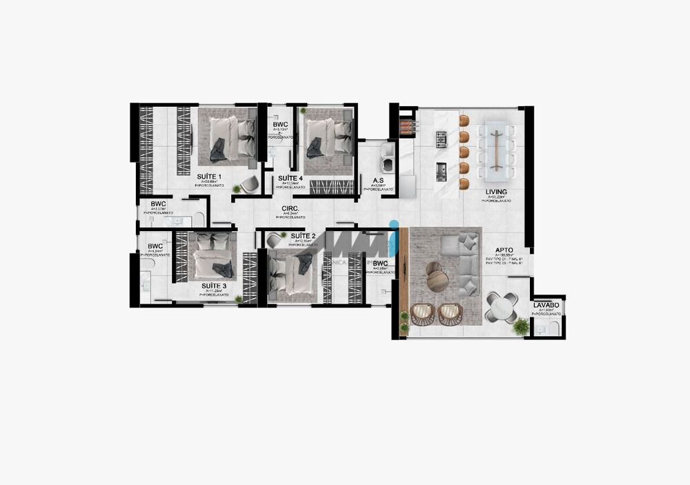 Apartamento, 4 quartos, 160 m² - Foto 13