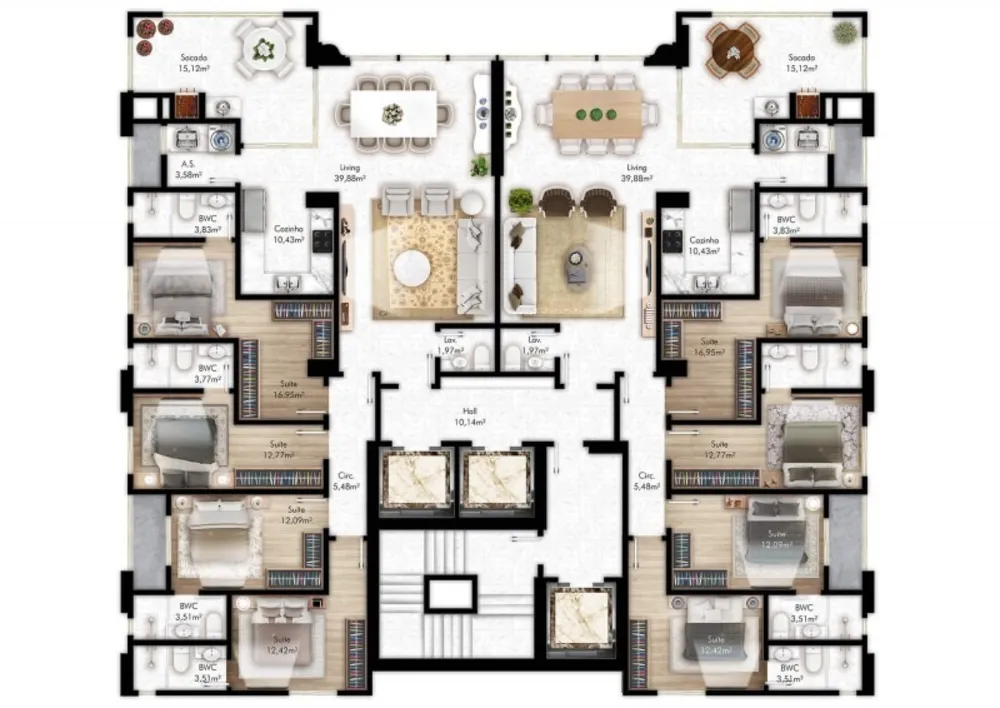 Apartamento, 4 quartos, 170 m² - Foto 8