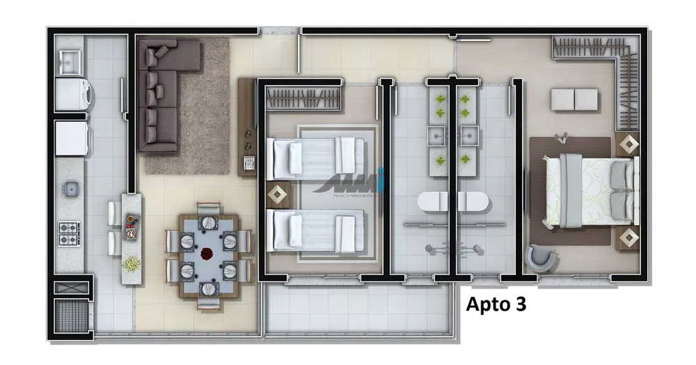 Apartamento, 2 quartos, 79 m² - Foto 11