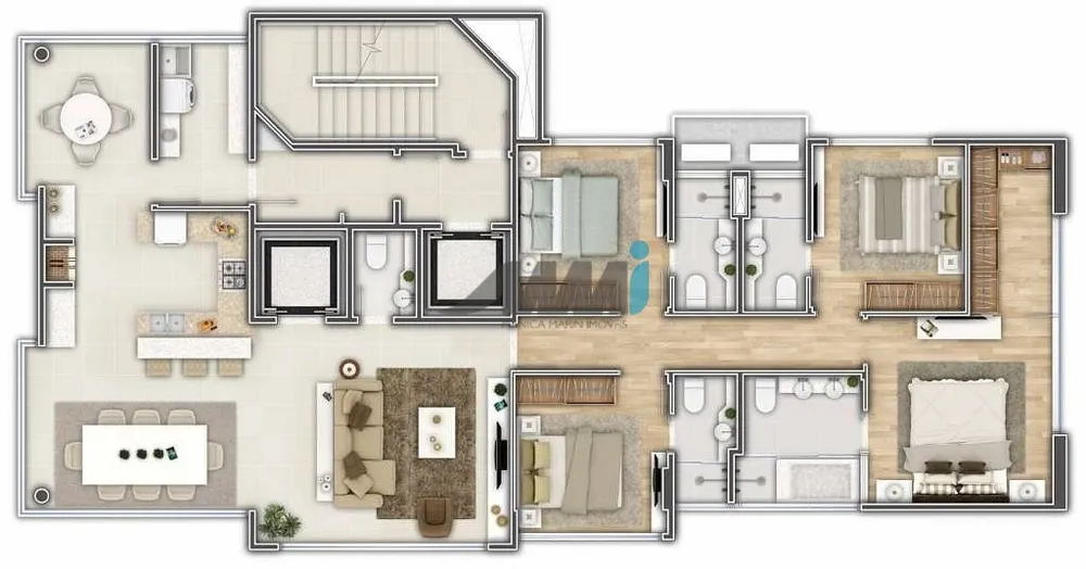 Apartamento, 4 quartos, 145 m² - Foto 8