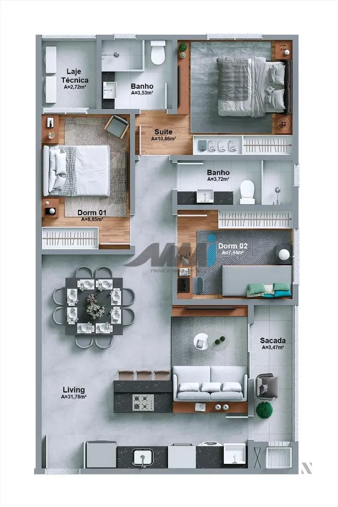 Apartamento, 2 quartos, 80 m² - Foto 20