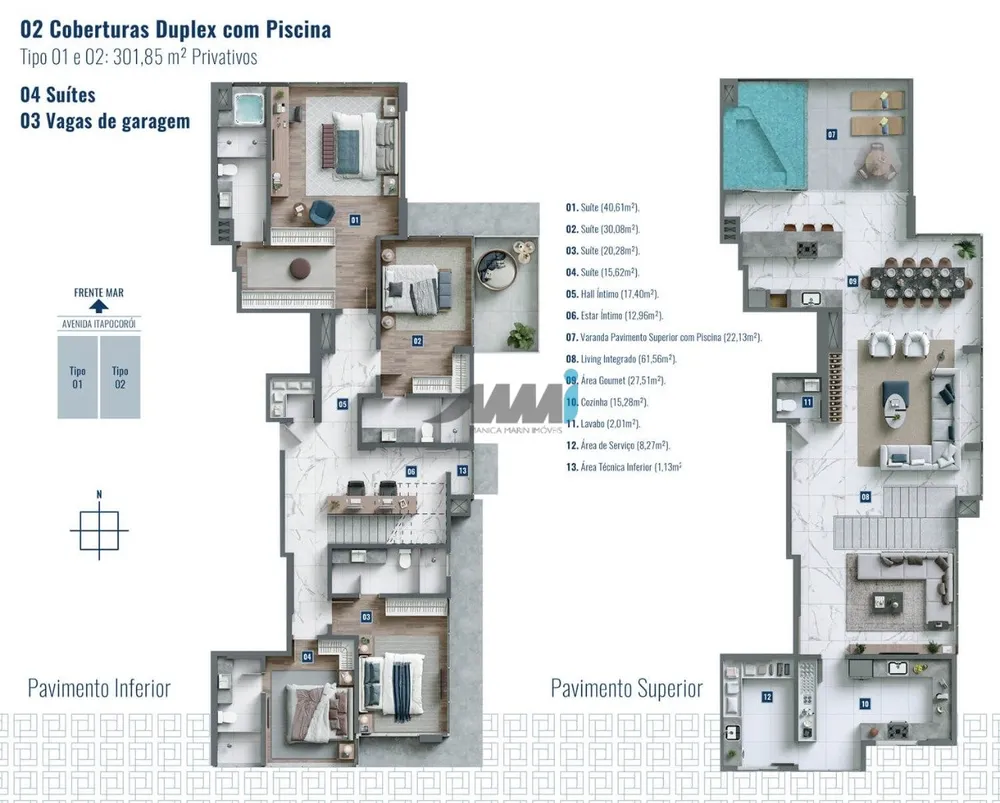 Apartamento, 3 quartos, 100 m² - Foto 13