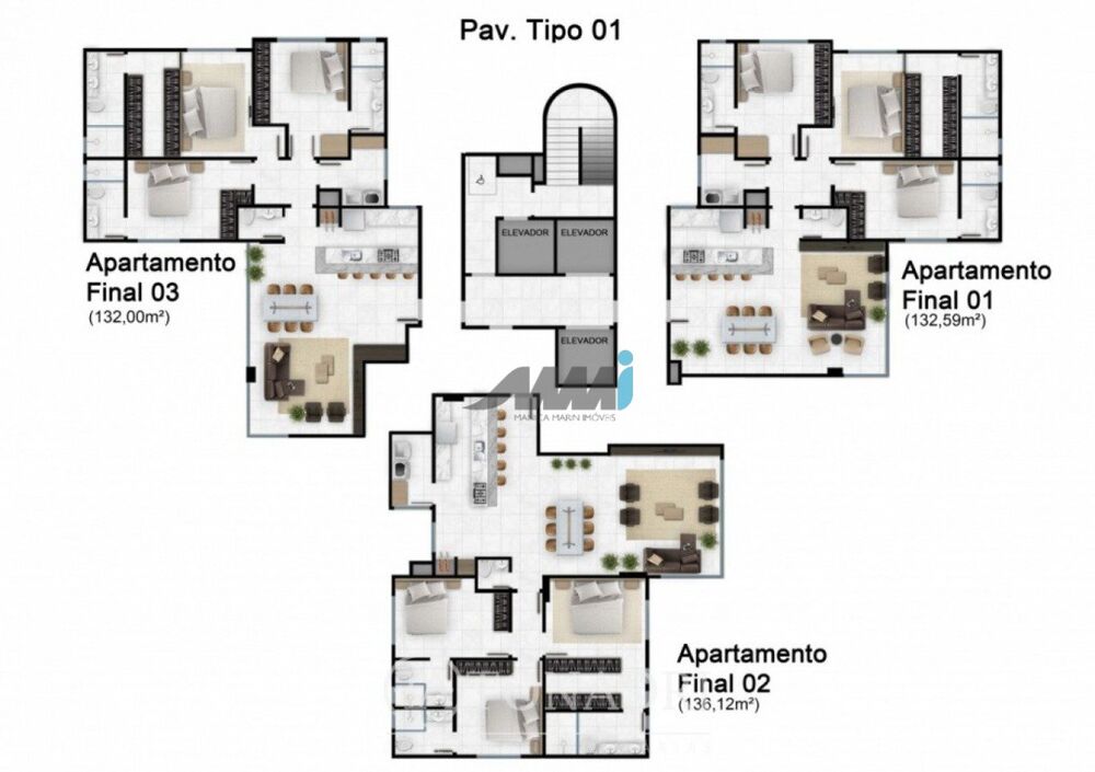 Apartamento, 3 quartos, 132 m² - Foto 8