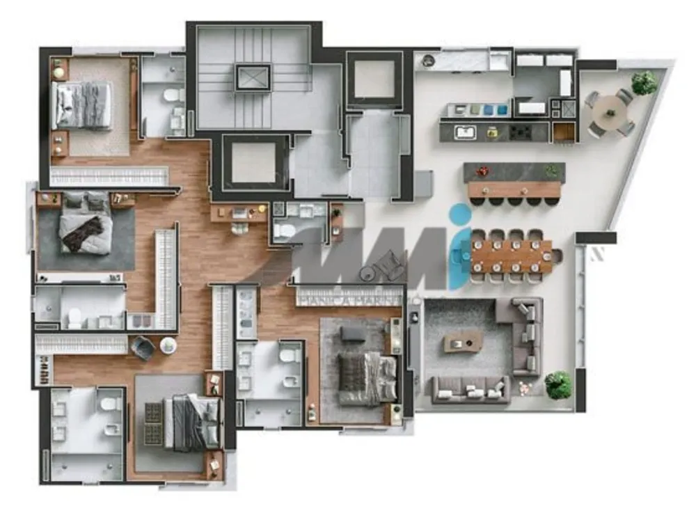 Apartamento, 4 quartos, 190 m² - Foto 10