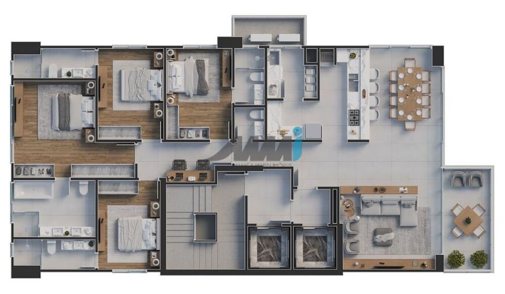 Apartamento, 4 quartos, 178 m² - Foto 4