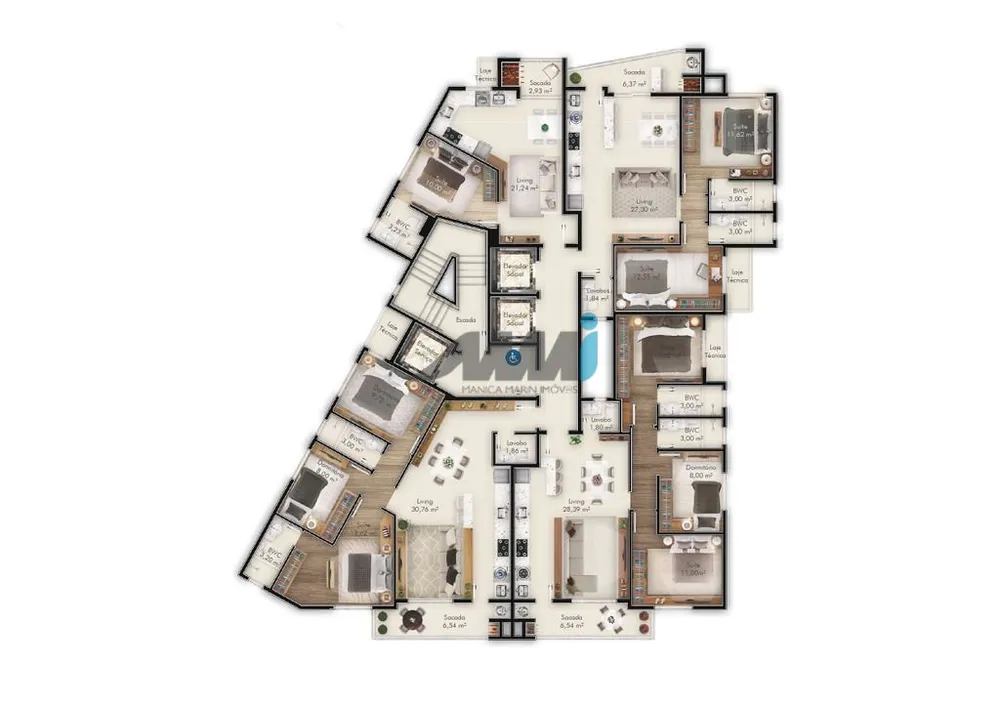Apartamento, 2 quartos, 76 m² - Foto 15
