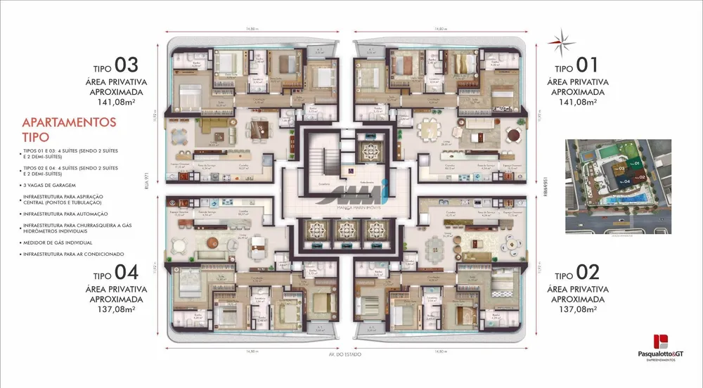 Apartamento, 4 quartos, 142 m² - Foto 9