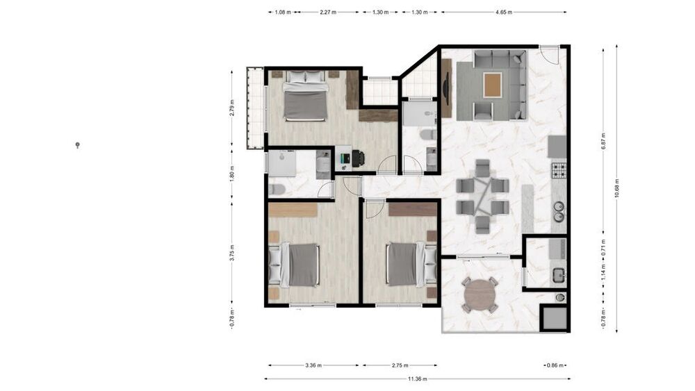 Apartamento à venda com 3 quartos, 106m² - Foto 12