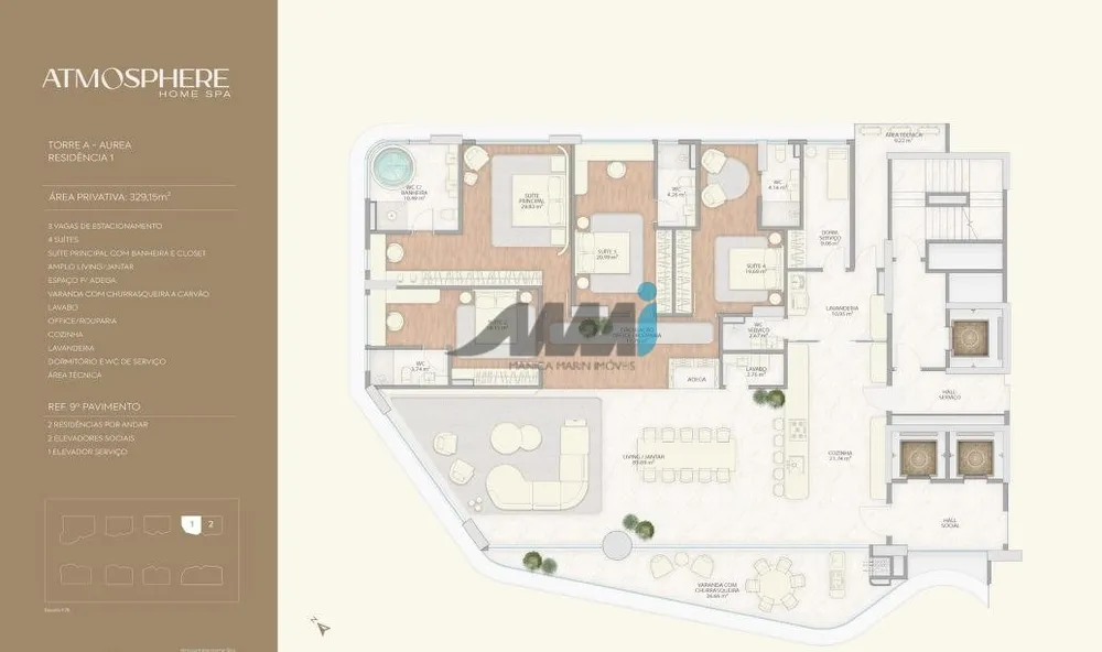 Apartamento, 4 quartos, 329 m² - Foto 16