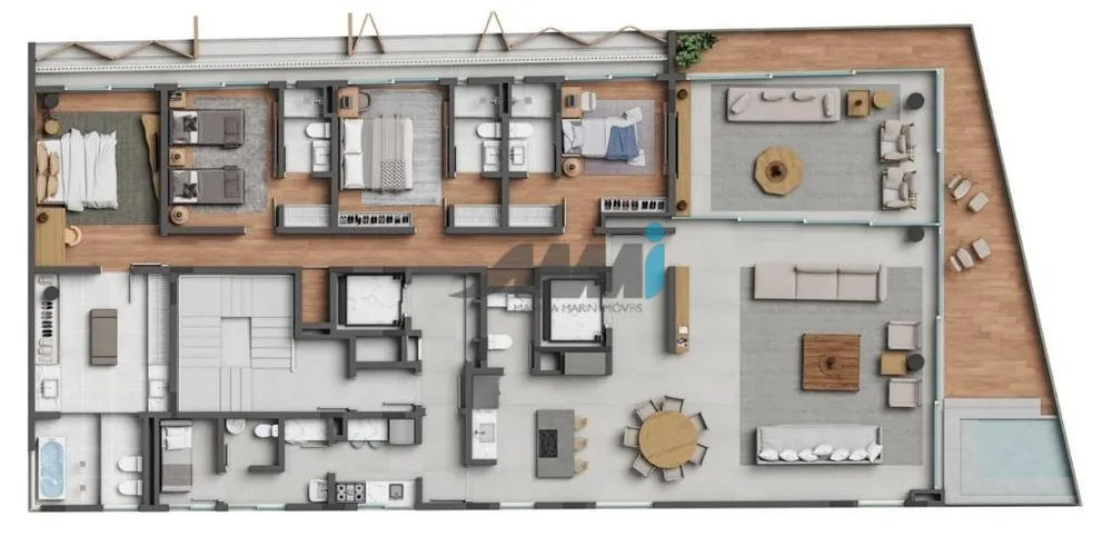 Apartamento, 4 quartos, 330 m² - Foto 5