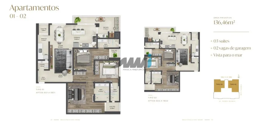 Apartamento, 3 quartos, 136 m² - Foto 12