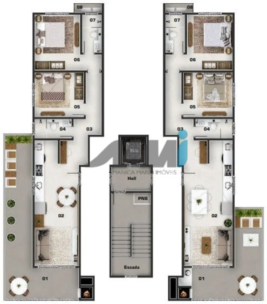 Apartamento, 3 quartos, 95 m² - Foto 1