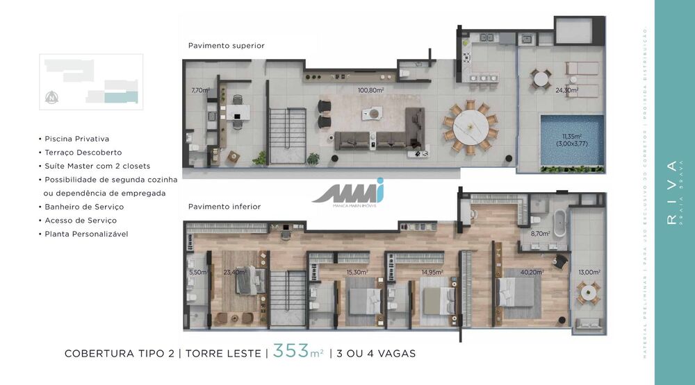 Apartamento, 3 quartos, 176 m² - Foto 4