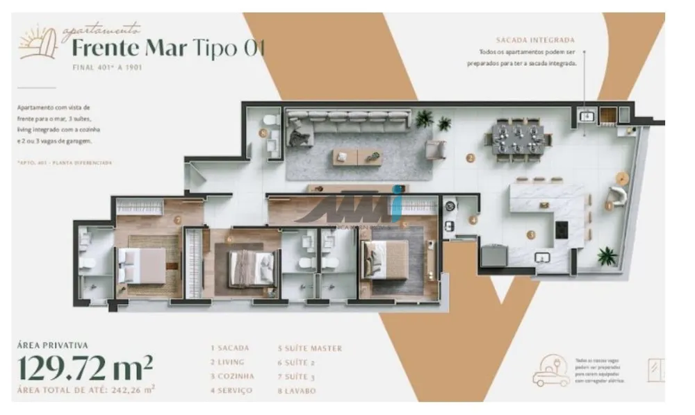 Apartamento, 3 quartos, 129 m² - Foto 20