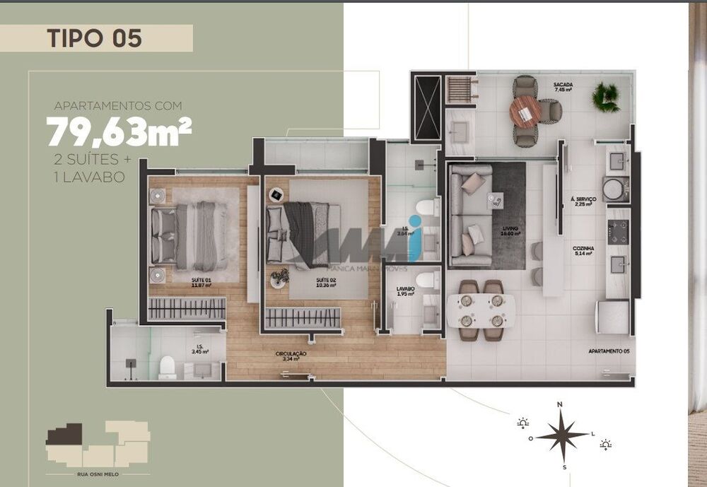 Apartamento, 2 quartos, 82 m² - Foto 20
