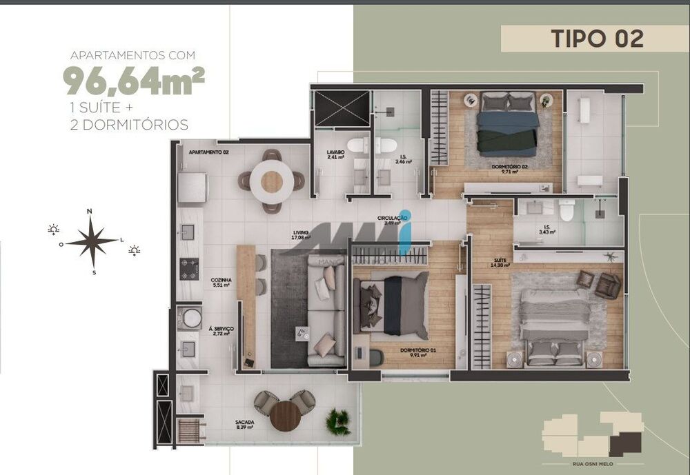Apartamento, 2 quartos, 82 m² - Foto 9